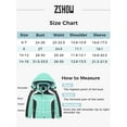thumbnail image 2 of ZSHOW Girl's Ski Coat Soft Fleece Mountain Ski Jacket Mint Green 10/12, 2 of 8