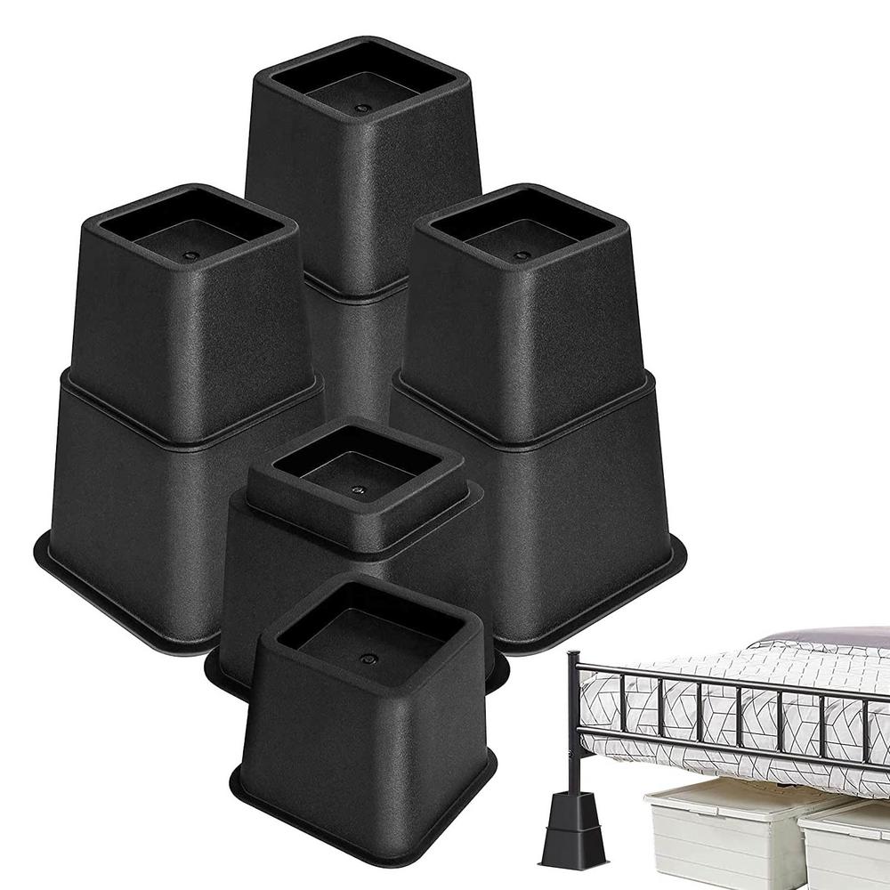 Hemousy Furniture Risers for Bed Frame Elevation Furniture Riser Lifts
