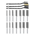 thumbnail image 1 of Juego de cepillos de alambre/cepillos de limpieza de orificios, duraderos, diferentes tamaños para taladro eléctrico, controlador de impacto, cepillos 17 piezas, 1 of 6