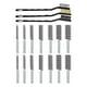 thumbnail image 1 of Juego de cepillos de alambre para taladro de 8-25 mm con mango y accesorios, vástago hexagonal profesional de 1/4" 17 piezas, 1 of 6