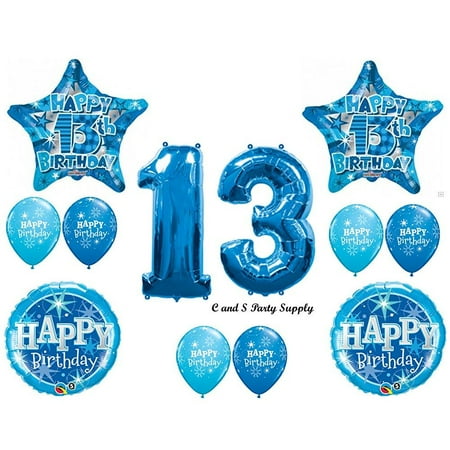 Boy S 13th Teenager Balloons Birthday Party Decoration Supplies