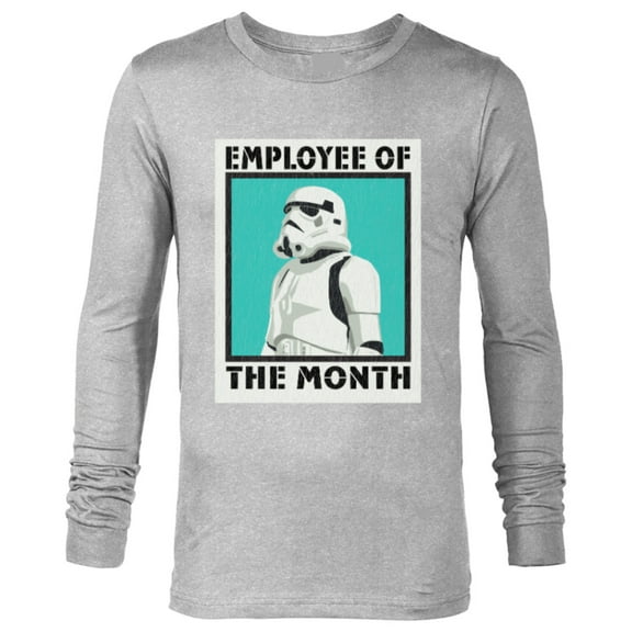 Star Wars Stormtrooper Employee of The Month - Long Sleeve T-Shirt for Men- Customized-Athletic Heather