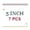 5 Inch 7PC, variant on 3D Light-Up Wooden Reindeer Christmas Decor (7-Pack), Warm Backlit Peel & Stick Entryway Glow, Handmade Real Wood LED Reindeer Christmas Wall Decor, for Living Room, Bedroom, Fireplace