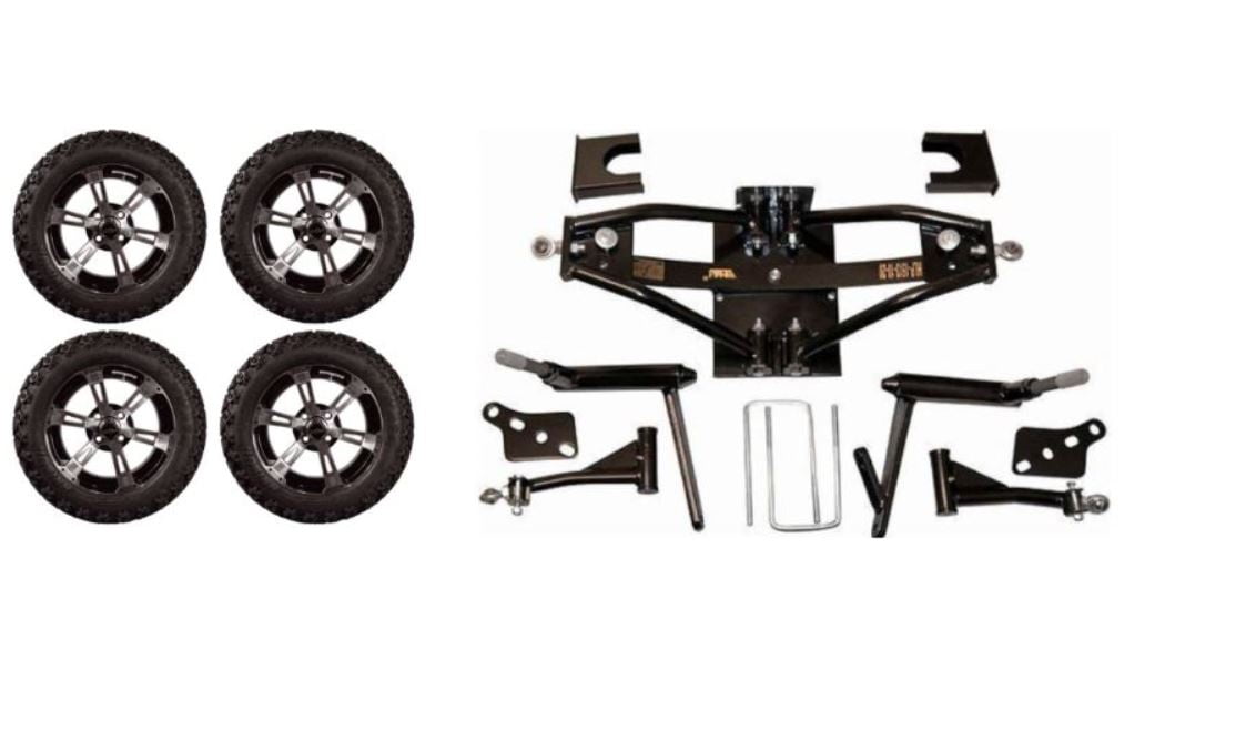 Deluxe 6" Lift Kit Combo for Club Car DS Golf Carts '8403 with 14