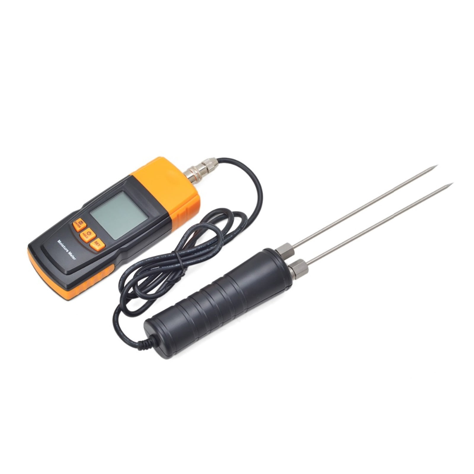 GM620 LCD Display Wood Moisture Meter Adjustable Digital Humidity Timber Damp Detector Temperature Hygrometer Tester ,Wide Applications