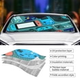 thumbnail image 5 of XMXY Car Sun Shade Windshield, Blue Gamer Controller Game Console Automotive Front Window Sun Visor for Cars SUV Trucks, Medium Size, 5 of 8
