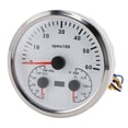 thumbnail image 1 of 110mm Tachometer DC 9 To 32V 6000RPM 0 To 150PSI Gauge for Truck Boat RV, 1 of 7