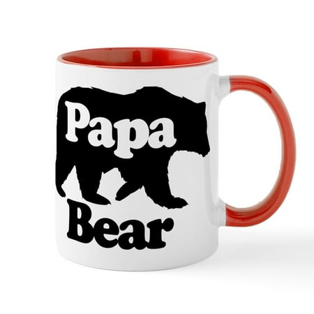 

CafePress - Papa Bear - 11 oz Ceramic Mug - Novelty Coffee Tea Cup