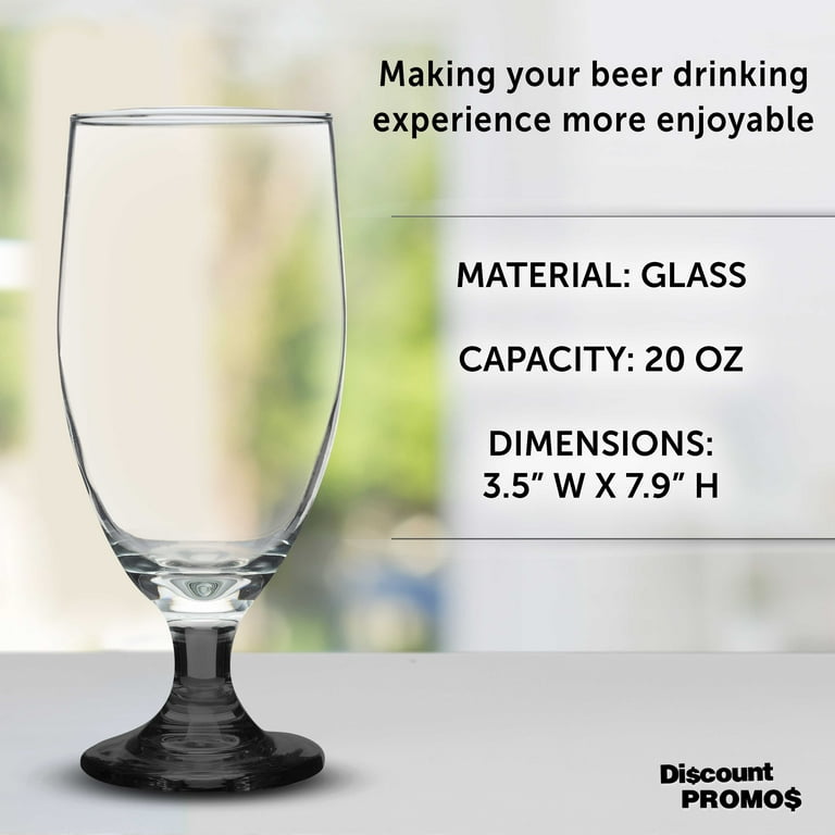 Crystal Water Glasses and stememd water glasses, Glasses for Beer, Ice &  Water 