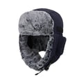 thumbnail image 1 of Bewildely Sombrero de bombardero de invierno para hombres y mujeres, gorro para mantener el calor, esquí, forro de felpa a prueba de viento, Suministros térmicos gema azul, 1 of 6