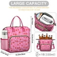thumbnail image 5 of Insulated Lunch Bag Women, Leakproof Large Lunch Box, Reusable Lunch Cooler Bag with Adjustable Strap, Lunch Tote Bag for Work Women,Strawberry Pattern Lunch Tote Bags Gifts for Woman, Mom, 5 of 6
