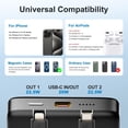 thumbnail image 4 of Cargador portátil magnético Power Bank de 10000 mAh para iPhone, 4 of 7