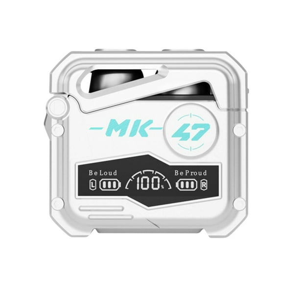 Wireless Headphones Hwkond New Intelligent Bluetooth Game Bluetooth Earphones Metal Cool Bluetooth Earphones on Clearance