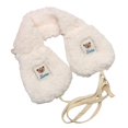 thumbnail image 2 of Joernso Cartoon Bear Pattern Warm Earmuffs Women Girls Winter Outdoor Foldable Ear Warmer Lace-up Soft Furry Ear Covers, 2 of 8