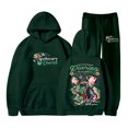 thumbnail image 1 of The Apothecary Diaries Maomao-sudaderas con capucha verdes para hombre y mujer, conjunto de pantalones para correr, ropa de calle de moda para Cosplay, 1 of 6