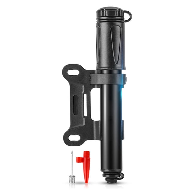 Cycling Portable Cycling Pump Aluminum Alloy Tire Tube Pump Mini High Pressure Hand Pump Inflator Cycle Air Inflator Mountain Road Cycling Accessories