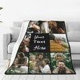 thumbnail image 3 of Custom Blanket with Picture Text Customized Blankets with Photos Customizable Personalized Blankets and Throws for Adult Kid Birthday Christmas Valentines Day Memorial Gift,, 3 of 6
