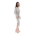 thumbnail image 2 of Vestido falda lápiz color Gris AMAD  Casual para mujer Talla L, 2 of 4