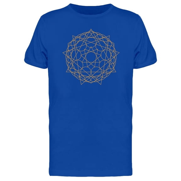 Golden Geometry Mandala Tee Men's -Image by Shutterstock