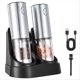 thumbnail image 1 of Electric Salt and Pepper Grinder Set with Charging Base and LED Light, 1 of 5