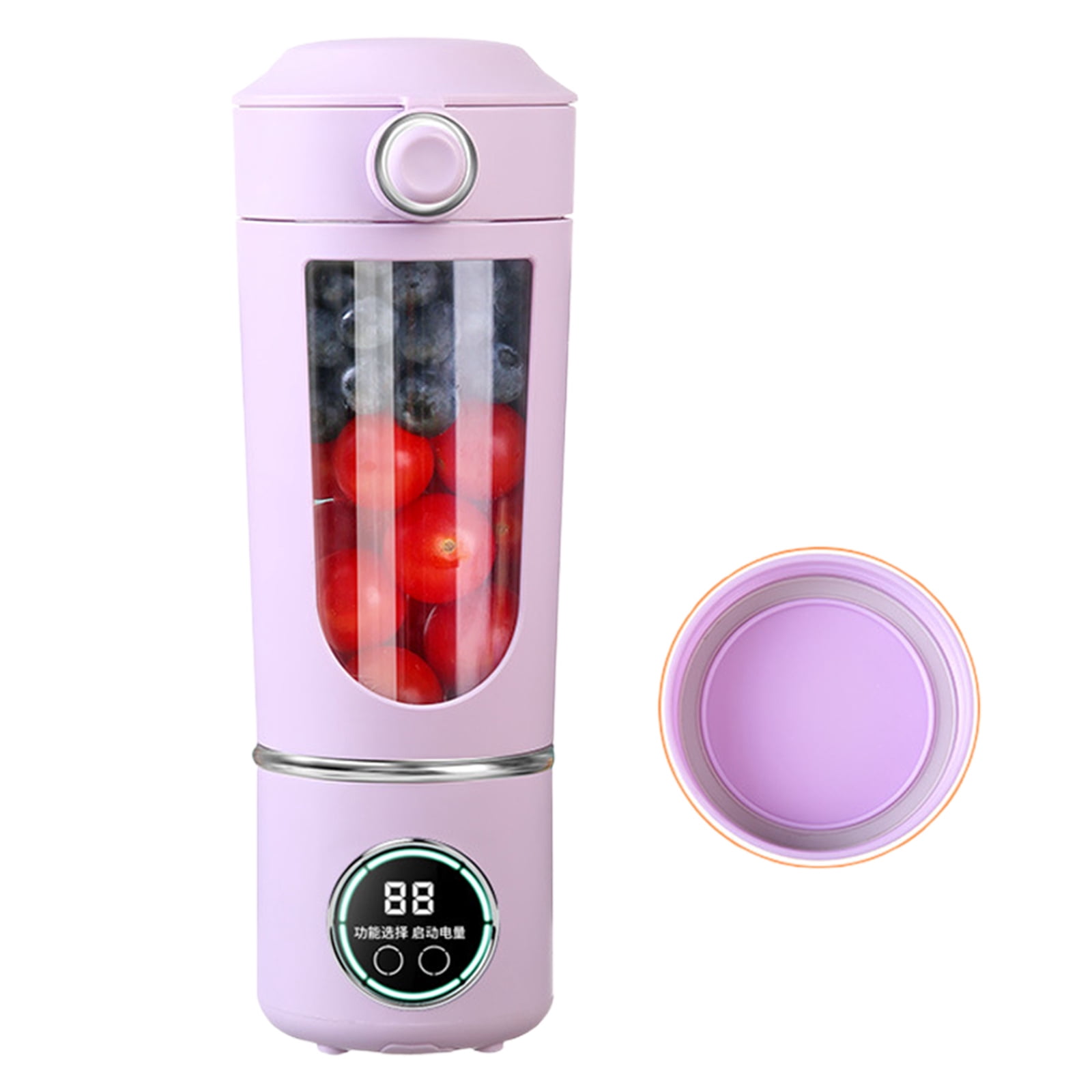Cold Press Juicer Abs Home multifunctional charging juicer juicer cup purple
