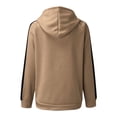thumbnail image 5 of XIAONU Women'S Hoodies Loose Long Sleeves Zip Up Hoodie Sweatshirts Comfy Oversize Trendy Cute Solid Color Hooded, 5 of 7