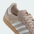 thumbnail image 2 of Adi-das Samba OG Shoes Originals Sneakers Wonder Taupe/Cloud White IE6523 US 4-12, 2 of 6