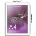 thumbnail image 6 of Americanflat A4 8.3x11.7 Picture Frame with Shatter-Resistant Glass Signature Collection Frames Tabletop - White, 6 of 7