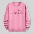 thumbnail image 5 of Miluxas Valentines Day Sweatshirt for Men Love Heart Graphic Crewneck Pullover Sweatshirts Funny Long Sleeve Valentine Shirts Pink, 5 of 6
