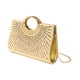 thumbnail image 4 of Bolso de mano para mujer, elegante bolso cruzado, bolso de mano con decoración de purpurina, bolso de hombro Oro, 4 of 9