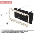 thumbnail image 3 of 2Packs License Plate Frames with Cute Dog Pattern Includes Screws & Caps Full Accessories Included Size 6.3x12.2inch(16x31cm), 3 of 8
