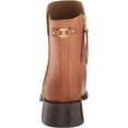 thumbnail image 5 of Sam Edelman Thatcher Cuoio Brown Side Zipper Square Toe Low Block Heel Boots (Lt Cuoio Brown, 10), 5 of 6