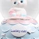 thumbnail image 2 of Bola De Cristal De Gato Globo De Nieve Resina Gato Bola De Nieve De Cristal Adorno Para El Hogar Decoración Con Batería Luz Brillante Y Música Gato Blanco ANGGREK Otros, 2 of 5