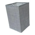 thumbnail image 2 of Runquan Burlap Lampshade Decoration Barrel Fabric Lampshade for Hotel Wall Lamp Home Grey Square, 2 of 8