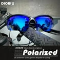 thumbnail image 3 of Sports Polarized Sunglasses for Men Cycling Running Fishing UV Protection Sun Glasses Lightweight Half Frame Goggles, 3 of 14