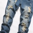 thumbnail image 6 of RUTAYY Toddler Boys Fit Ripped Distressed Fashion Kids Denim Jeans Trousers Cozy Pants, 6 of 9