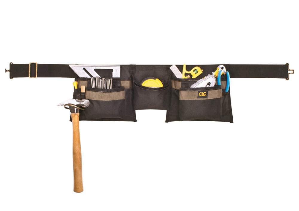 Leathercraft Multi Pockets Carpenter Tool Bag Apron Waist Belt Bags Pouch 