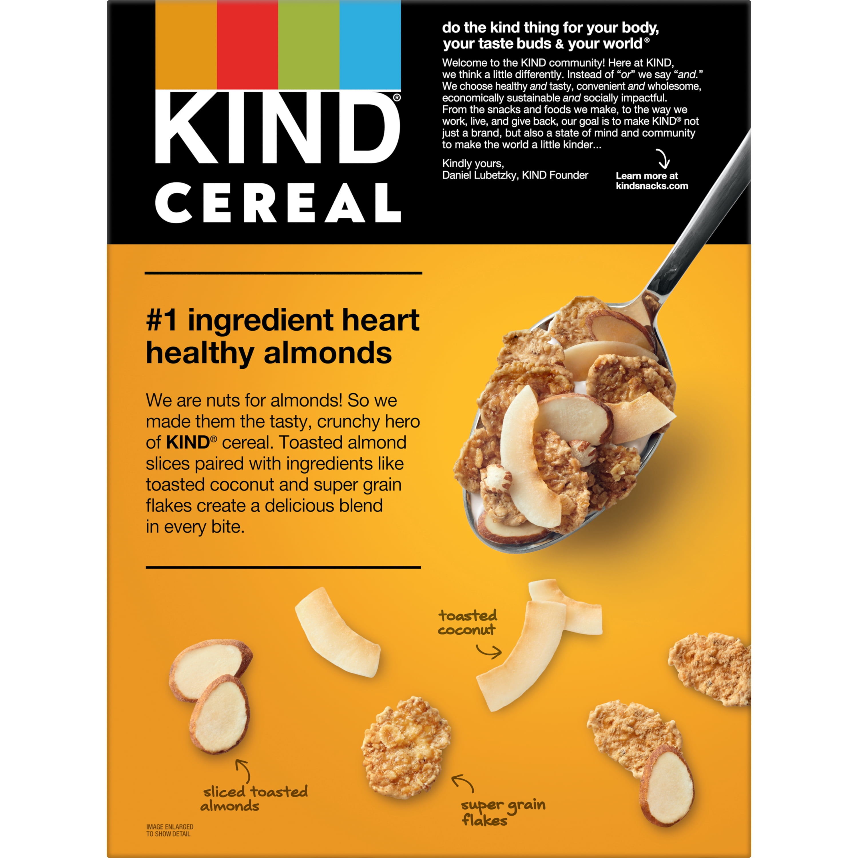 KIND Cereal, Honey Almond, Gluten Free, 15 oz Box