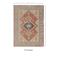 thumbnail image 3 of Contemporary Home Living 2' x 3' Geometric Diamond Area Throw Rug - Cream and Brown, 3 of 7