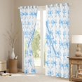 thumbnail image 4 of Erosebridal Cute Coquette Bowknot Black Out Curtains For Kids,Blue Cartoon Letter A Monogram Curtains Pack of 2 (42x63 Each), 4 of 7