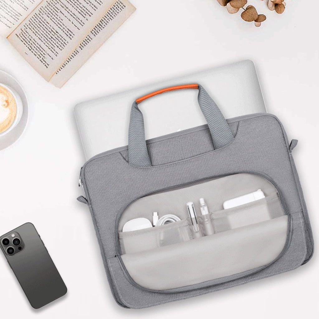 Water Resistant Polyester Computer Bag Protective Carrying Case with Shoulder Straps for 13.3 17.3inch Laptops