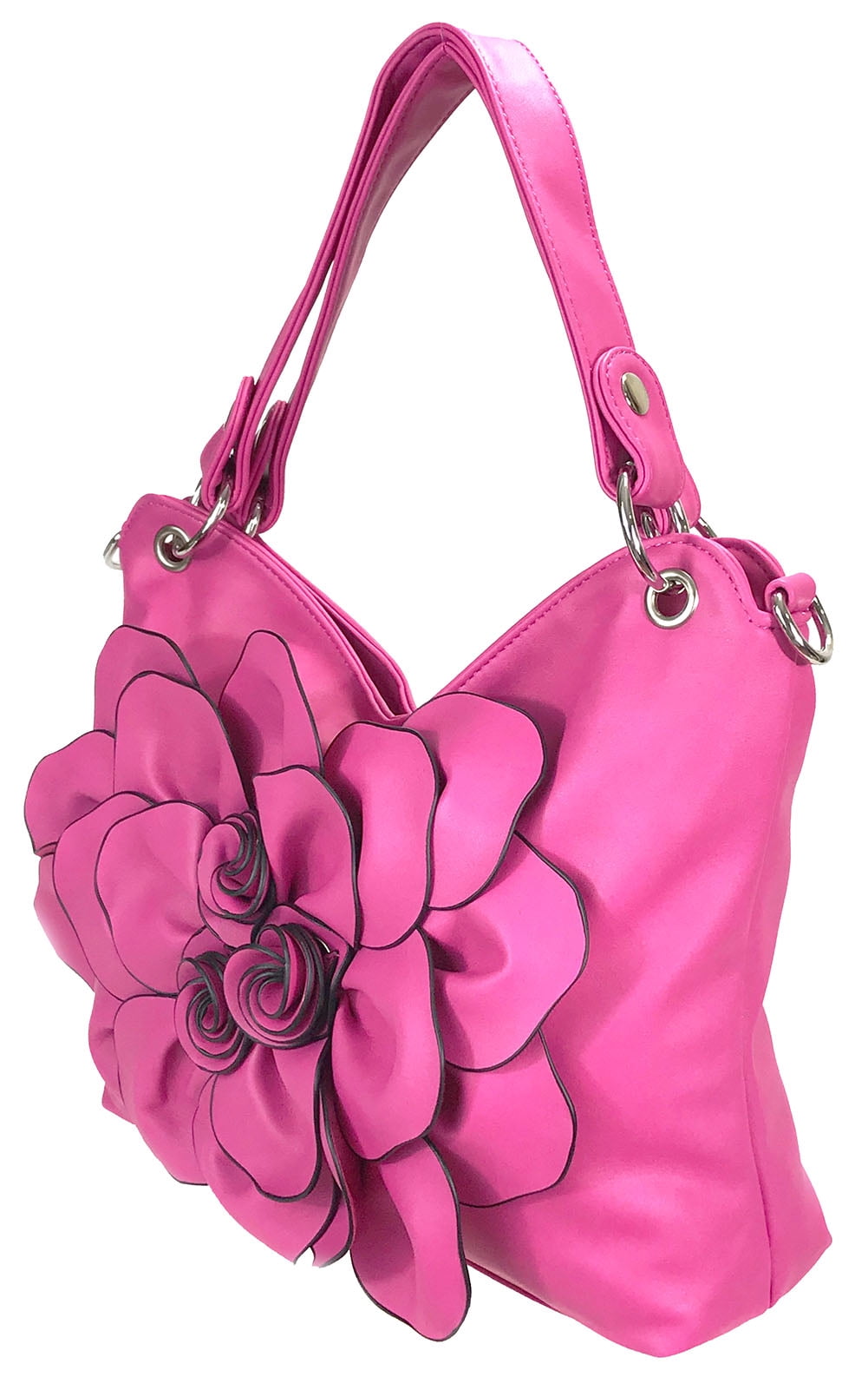Zzfab Flower Purse  Fushia