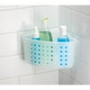 iDesign Suction Bathroom Shower Caddy Basket for Shampoo, Conditioner, Soap - Clear