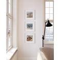 thumbnail image 4 of HAUS AND HUES Solid Oak Wood 16”x16” Picture Frames Matted to 12”x12” Set of 3-16x16 Square White Poster Frames, Square Frames 16x16 for Wall, White Wood Picture Frames, 16 x 16 Matted White Frames, 4 of 6