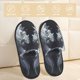 thumbnail image 2 of Fotbe Elegant Feathered Floral Wings Pantuflas Peludas para Mujer con Estampado, Zapatillas de Peluche, Zapatos de Invierno para Casa, Uso Interior y Exterior-Medium, 2 of 8
