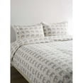 thumbnail image 5 of Melange Home Printed Design Cotton Collection 400 Thread Count Elephants Printeded Duvet Set - 4 Color True Navy Twin, 5 of 5