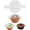 White - Round, variant on 110 PCS Pre-Cut Parchment Paper for Sourdough Baking, Bread Sling for Dutch Oven & Multi-Use Non-Stick Sheets, Fits 4-8QT Pots, 450°F Heat Safe