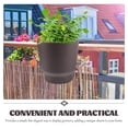 thumbnail image 3 of MOVTOTOP Hanging Planter Balcony Hanging Plant Pot Railing Flower Pot for Home Balcony, 3 of 7