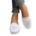 thumbnail image 6 of Willtoo Women's Hollow Out Flat Jelly Sandals, Solid Color Round Toe PVC Slip On Shoes, Casual Summer Beach Sandals, 6 of 6