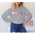 thumbnail image 6 of MOUSYA Valentines Shirts for Women Valentine Heart Sweatshirt Valentines Day Shirt Vintage Pullover Tops, 6 of 10